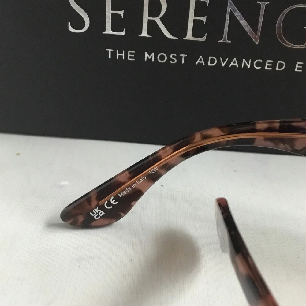 Serengeti Foyt Men’s Tortoiseshell Frame Sunglasses with Polarized Brown Lenses